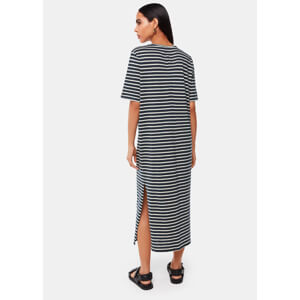 Whistles Breton Stripe Jersey Dress